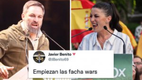 La pelea entre Macarena Olona y Santiago Abascal, analizada por los tuiteros: "Empiezan las Facha Wars"