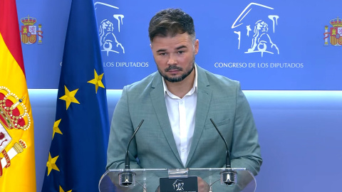 Rufián: "Que alguien de clase trabajadora vote a Moreno Bonilla es como si un ratón votara a un gato"