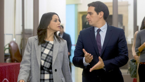 Inés Arrimadas y Albert Rivera en una imagen de archivo. / EFE