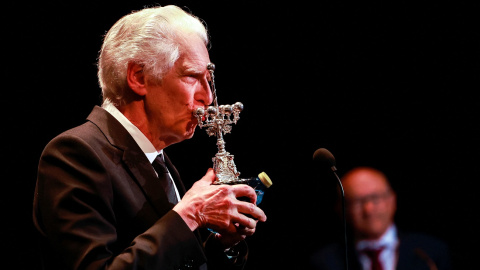 El director canadiense David Cronenberg recibe el Premio Donostia del Festival de San Sebastián este jueves 22 de septiembre de 2022.