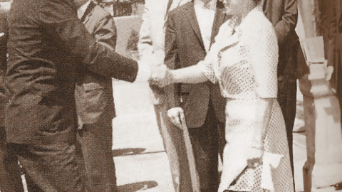 22/8/22 Bouza, con Kennedy en Nueva York.