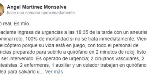 FACEBOOK / ÁNGEL MARTÍNEZ MONSALVE