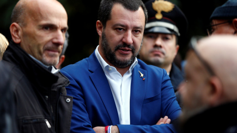 El vicepresidente y ministro del Interior italiano, Matteo Salvini.- REUTERS