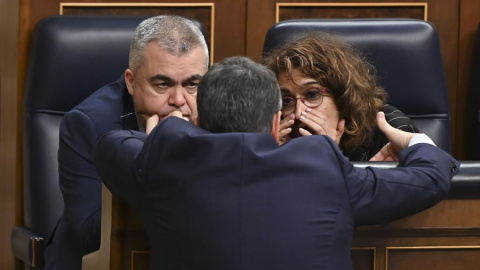 María Jesús Montero, Santos Cerdán, Aitor Esteban