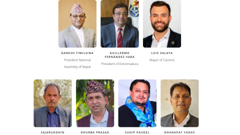 El presidente de la Junta, Guillermo Fernández Vara (PSOE), figura entre los "colaboradores políticos" de Lumbini Garden junto al alcalde de Cáceres y el presidente de la Asamblea Nacional de Nepal, Ganesh Timilsina