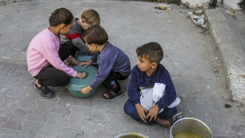 Niños palestinos