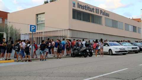 Pla general de l'IES El Palau de Sant Andreu de la Barca, en una imatge d'arxiu