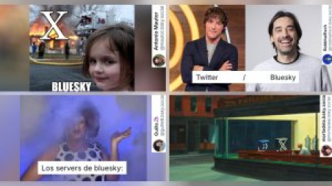 "Yo empecé en Bluesky doblando tuits": los memes más descacharrantes sobre el éxodo de los tuiteros