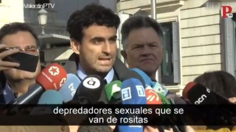 Las vÃ­ctimas de abusos sexuales por parte de sacerdotes presionan frente al Congreso