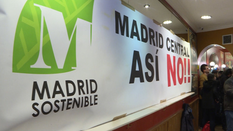 Afectados por Madrid Central protestan contra este plan