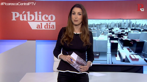 Natalia Moro en el informativo 'Público al Día'  del 12 de abril de 2019.