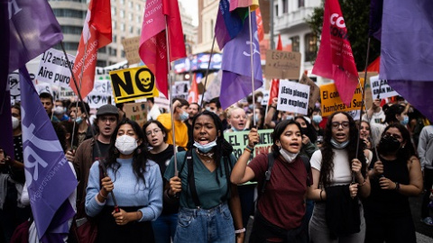 Imagen de la manifestación por la 'Huelga global por el clima'-24/09/2021