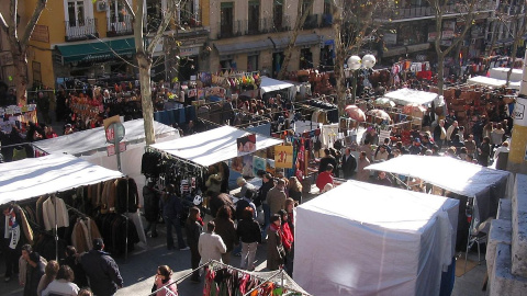 El Rastro, en la Ribera de Curtidores.