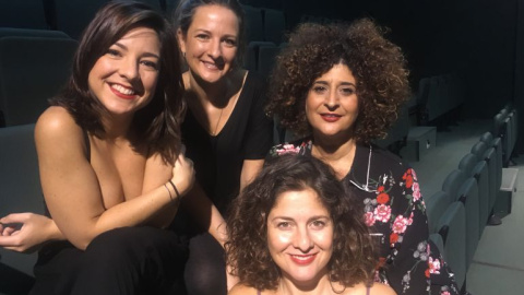 Las cuatro integrantes de la compañía de teatro Las Niñas de Cádiz.