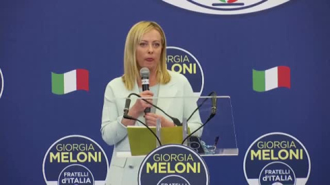 La ultraderechista Giorgia Meloni se alza como la gran triunfadora de las elecciones en Italia