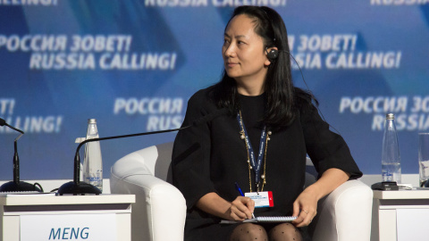 Meng Wanzhou, directora financiera de Huawei. - REUTERS