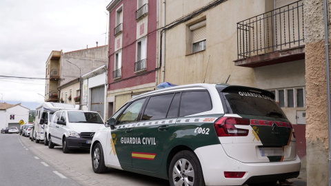 Un vehículo de la Guardia Civil en una imagen de archivo fechada el 24 de mayo de 2022, en Entrena, La Rioja.