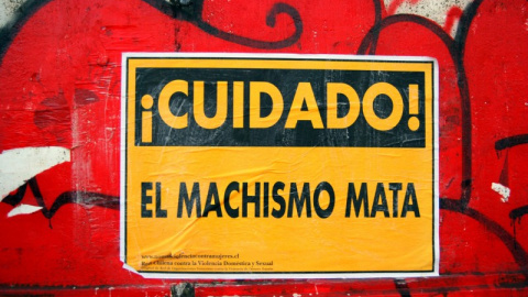 Cartel contra la violencia machista. /PAUL LOWRY