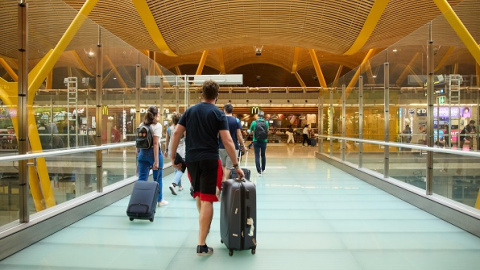 Imagen del aeropuerto Adolfo Suárez Madrid-Barajas-12/08/2022