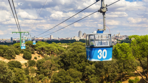 Cabinas del Teleférico de Madrid.