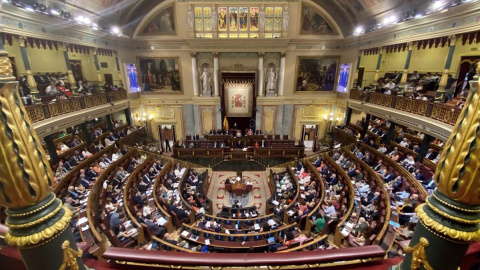 Fotografía de archivo del  Hemiciclo del Congreso de los Diputados.