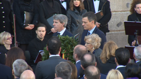 SÃ¡nchez, Garrido y Carmena presiden homenaje a vÃ­ctimas del 11M