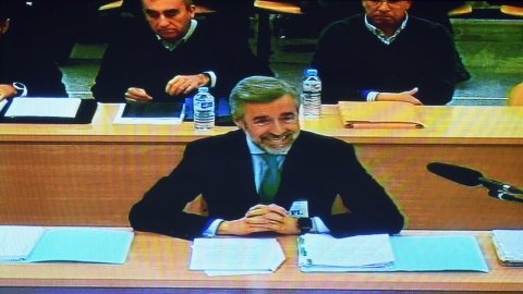 El expresidente de la Comisión de Auditoría Bankia,Ángel Acebes, declara en la Audiencia Nacional./EFE