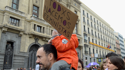 A la lucha se han unido ancianos, hombres, niños que han gritado por la igualdad y feminismo - Arancha Ríos