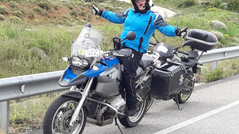 Eva Zeta, presidenta de la Asociación de Mujeres en Moto de España.