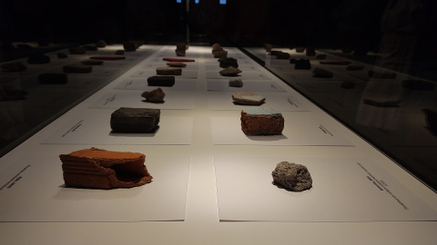 Las piedras que se exponen en el Museo Arqueológico de la Revuelta