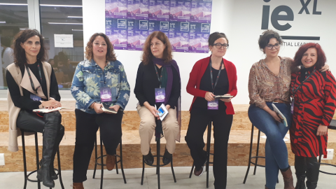 Participantes en el taller sobre medios de comunicación "Chicas Poderosas".