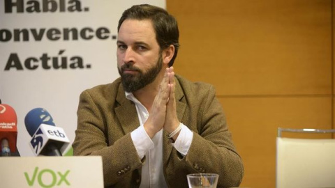 El líder de la formación ultraderechista Vox, Santiago Abascal. EFE