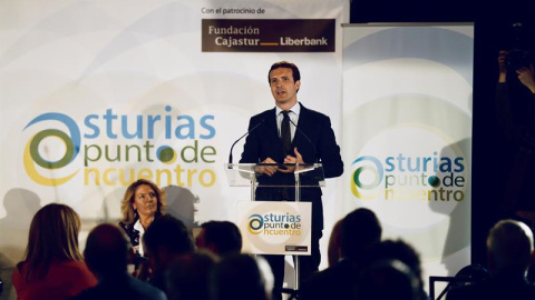 El líder del PP y candidato a la Presidencia del Gobierno, Pablo Casado. - EFE