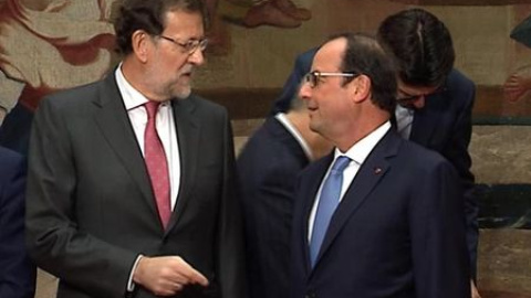 Rajoy y Hollande se reúnen en París para reforzar las relaciones bilaterales