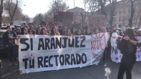 CÃ¡nticos del alumnado al rector de la universidad