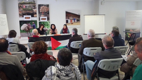 Jornada sobre la red de Espacio Libre de Apartheid Israelí en el Ayuntamiento de Valencia. TWITTER