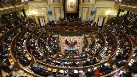 El Boletín Oficial del Estado (BOE) publica este martes el Real Decreto de disolución del Congreso de los Diputados y del Senado. /EFE