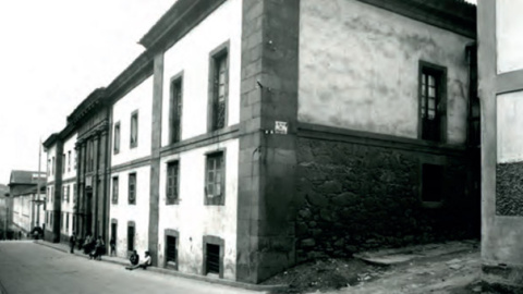 Hospital de Caridad, desaparecido en 1958. / FOTO BLANCO - ARCHIVO HISTÓRICO DE A CORUÑA