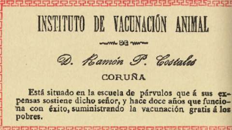 Instituto de vacunación animal de Ramón Costales, en A Coruña. / ARCHIVO A.L.M.