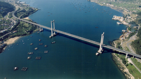 Vista de un puente de la autopista AP-9 gestionada por Audasa (del grupo Itínere). E.P.