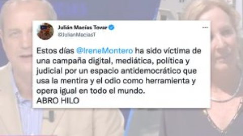 El hilo de Julián Macías tras el bulo sobre Irene Montero que explica cómo las mentiras de la extrema derecha operan igual en todo el mundo