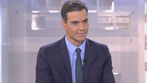 Pedro Sánchez en Telecinco.