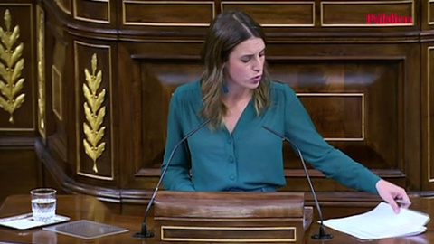 Irene Montero, sobre los cánticos machistas del Colegio Mayor de Madrid: "Esto es cultura de la violación"