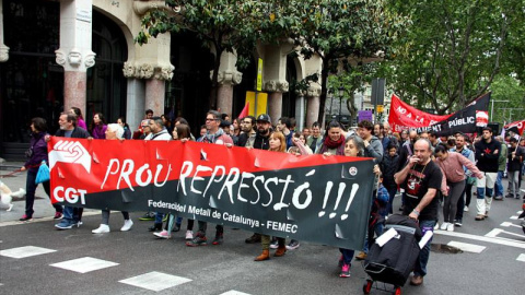 Manifestació de la CGT l'any passat.