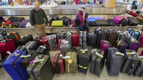 Piezas de equipaje en un aeropuerto. EFE