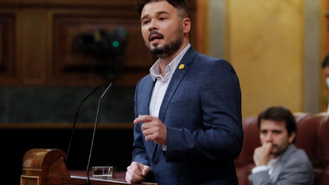 El diputado y portavoz en el Congreso por ERC Gabriel Rufián.