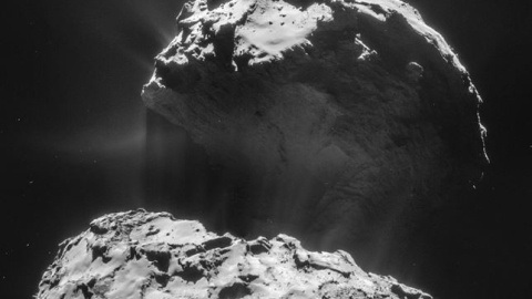 Rosetta observa la creciente actividad en el cometa 67P.