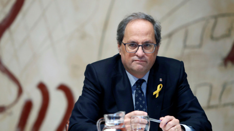 Torra se une durante 48 horas a la huelga de hambre iniciada por los presos del procés - EFE/Toni Albir