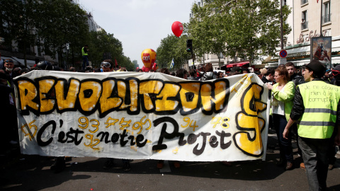 Manifestación del Primero de Mayo en París. / BENOIT TESSIER (REUTERS)