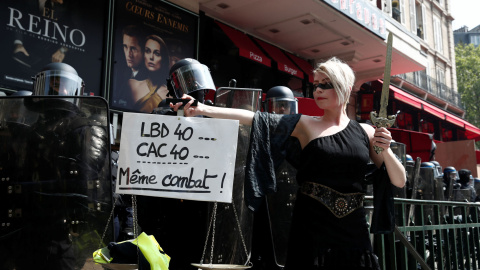 Manifestación del Primero de Mayo en París. / BENOIT TESSIER (REUTERS)